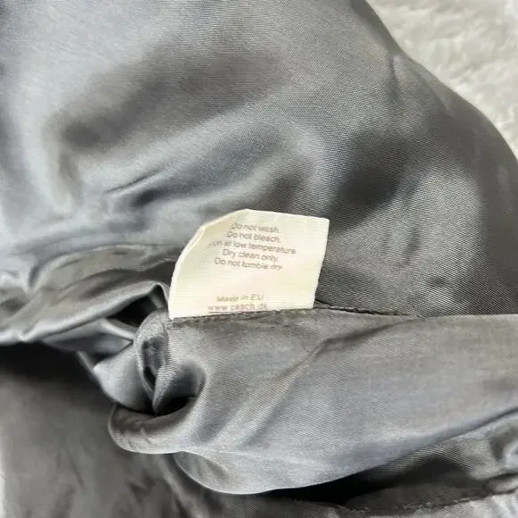 Casch by Gro Abrahamsson Geo print mermaid ruffle pencil skirt, 36 small - Picture 9 of 10